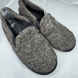 Acorn Men's Warm Wool Blend Slippers Shoes Size 14 / 15 Wide Comfy Lounge